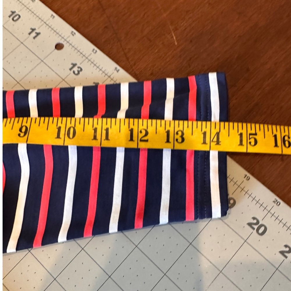 Saint James Propriano Anti UV Nautical stripe Sheath Dress Size8 Navy Pink White - Picture 9 of 11